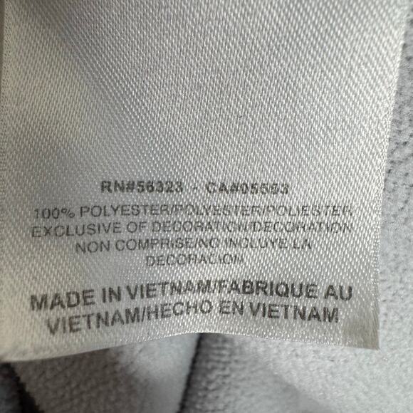 Nike Therma-Fit Men’s Gray Hoodie Just Do It Red Green Logo Medium Sweatshirt - Picture 8 of 10